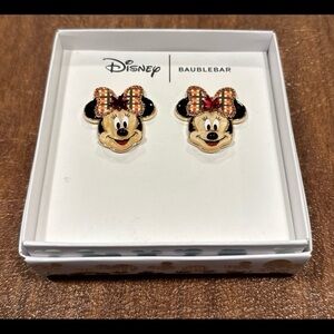 Disney Baublebar Minnie Mouse Fall maple leaf earrings